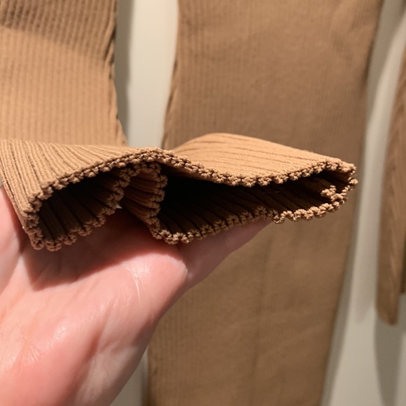 Anine Bing Tan Rib Knit Midi dress - Picture 12 of 16